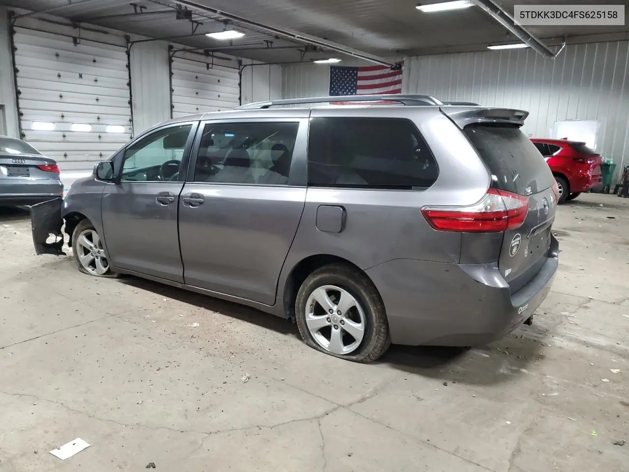 2015 Toyota Sienna Le VIN: 5TDKK3DC4FS625158 Lot: 56126435