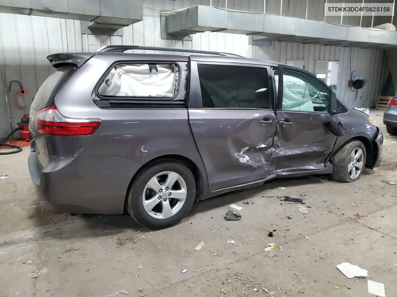 2015 Toyota Sienna Le VIN: 5TDKK3DC4FS625158 Lot: 56126435