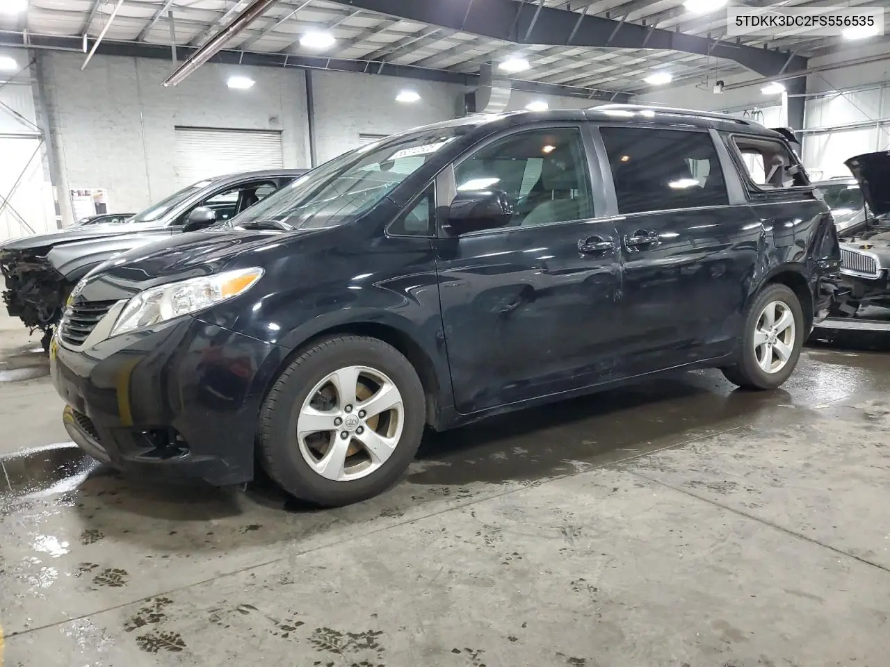 2015 Toyota Sienna Le VIN: 5TDKK3DC2FS556535 Lot: 56310525