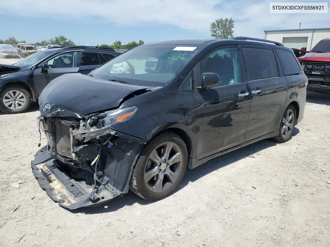 2015 Toyota Sienna Sport VIN: 5TDXK3DCXFS556921 Lot: 56524975