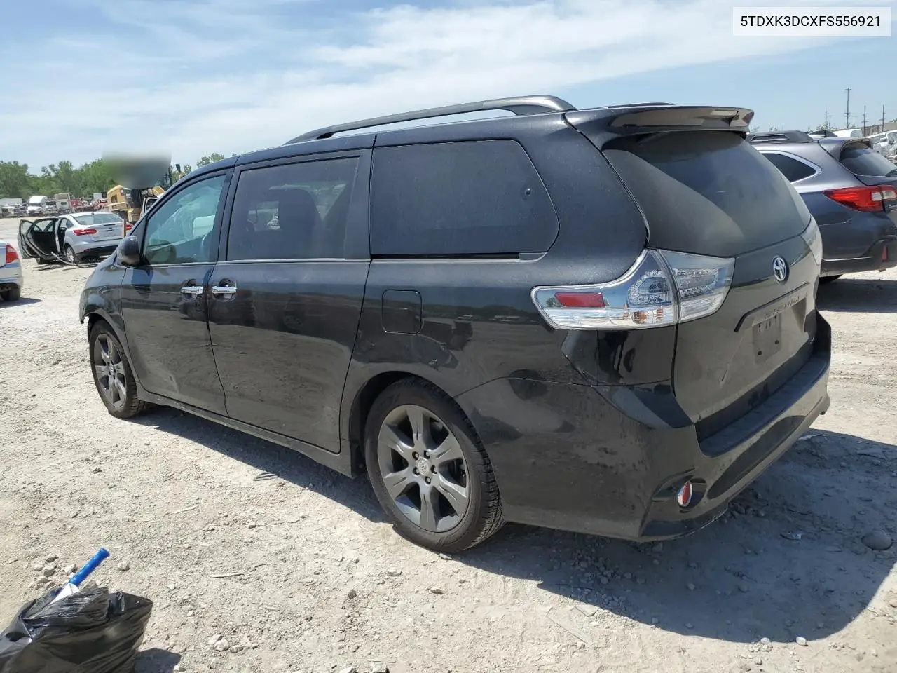 2015 Toyota Sienna Sport VIN: 5TDXK3DCXFS556921 Lot: 56524975