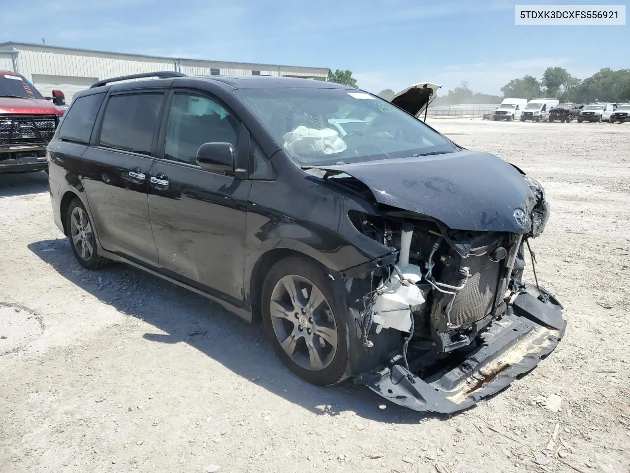 2015 Toyota Sienna Sport VIN: 5TDXK3DCXFS556921 Lot: 56524975