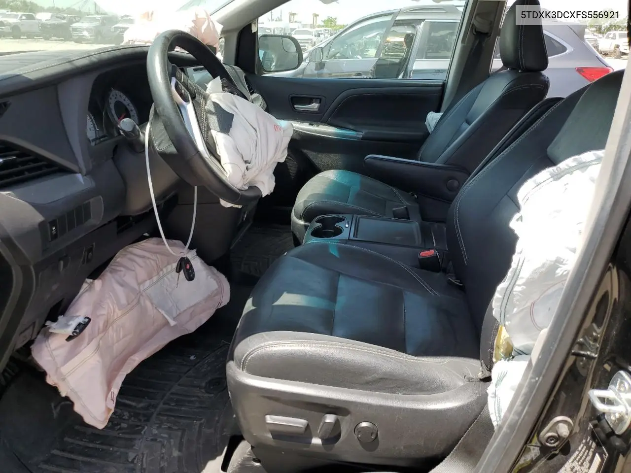 2015 Toyota Sienna Sport VIN: 5TDXK3DCXFS556921 Lot: 56524975
