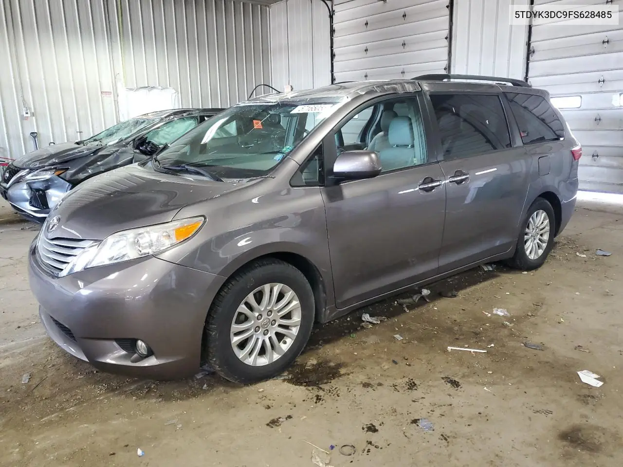 2015 Toyota Sienna Xle VIN: 5TDYK3DC9FS628485 Lot: 57165055