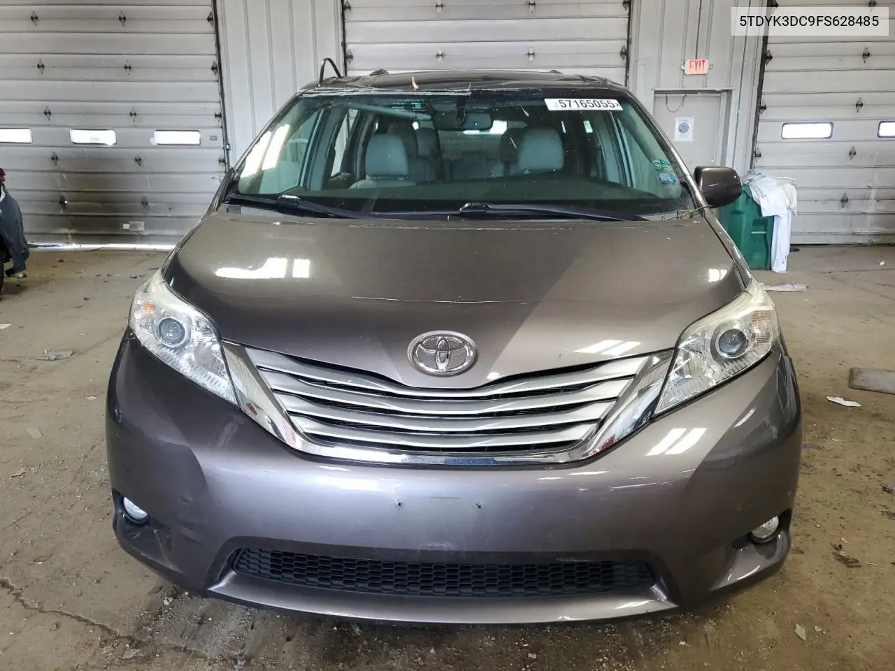 2015 Toyota Sienna Xle VIN: 5TDYK3DC9FS628485 Lot: 57165055