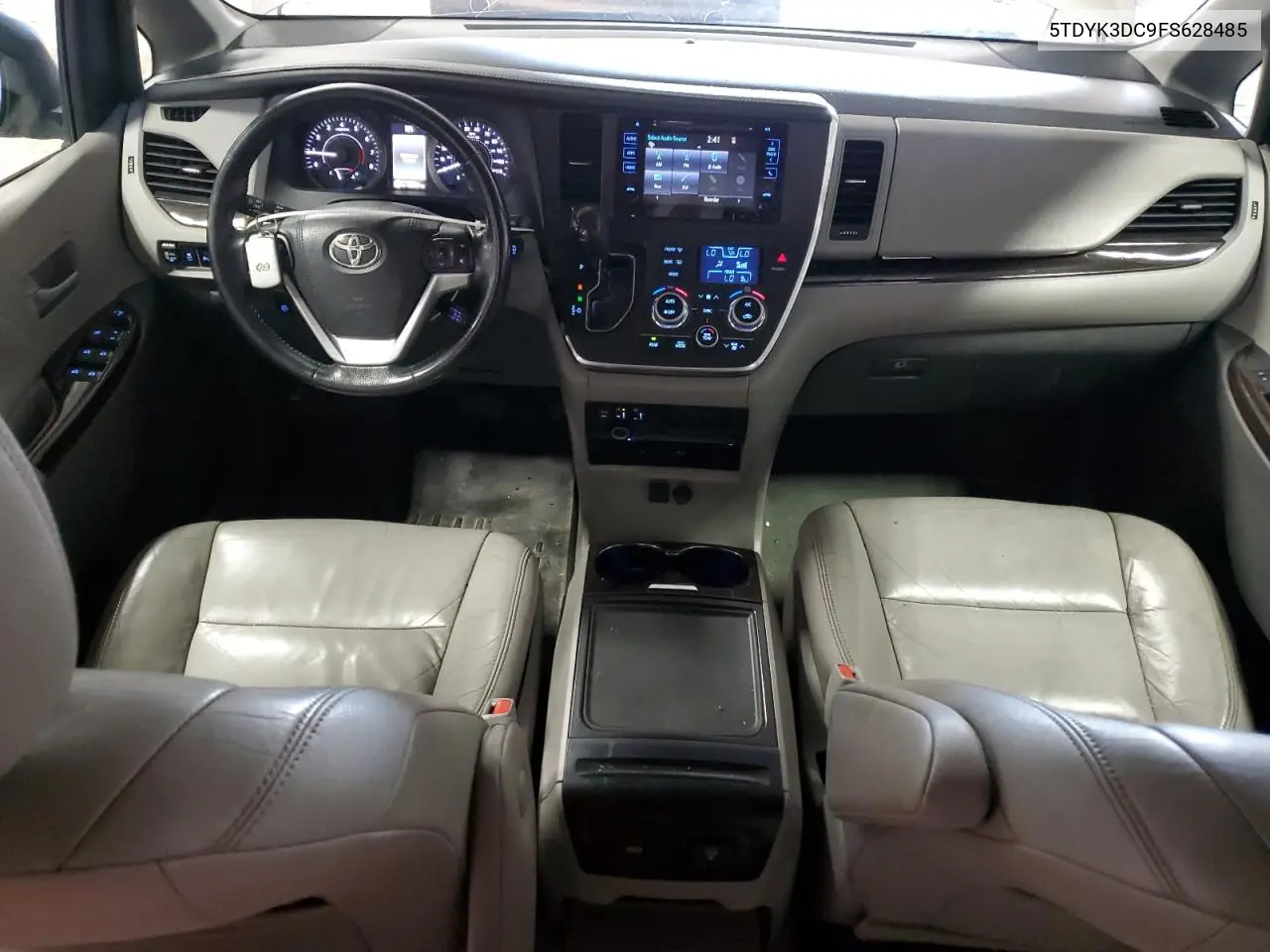 2015 Toyota Sienna Xle VIN: 5TDYK3DC9FS628485 Lot: 57165055