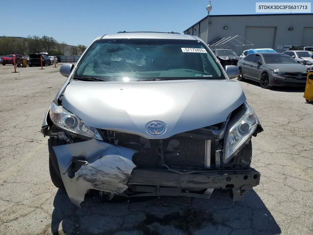 5tdkk3dc3fs631713 5TDKK3DC3FS631713 2015 Toyota Sienna Le
