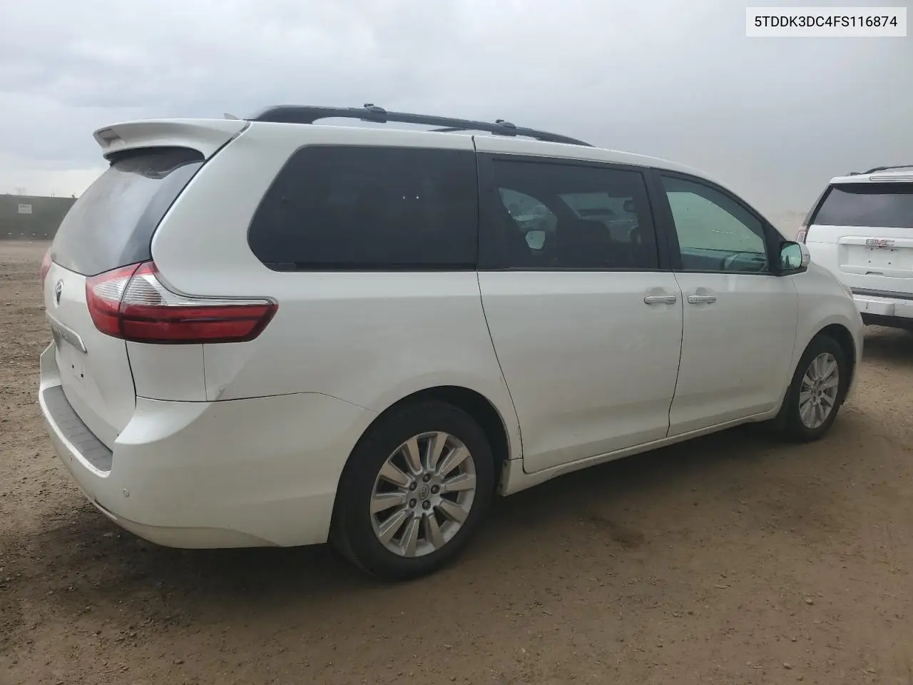 2015 Toyota Sienna Xle VIN: 5TDDK3DC4FS116874 Lot: 57240675
