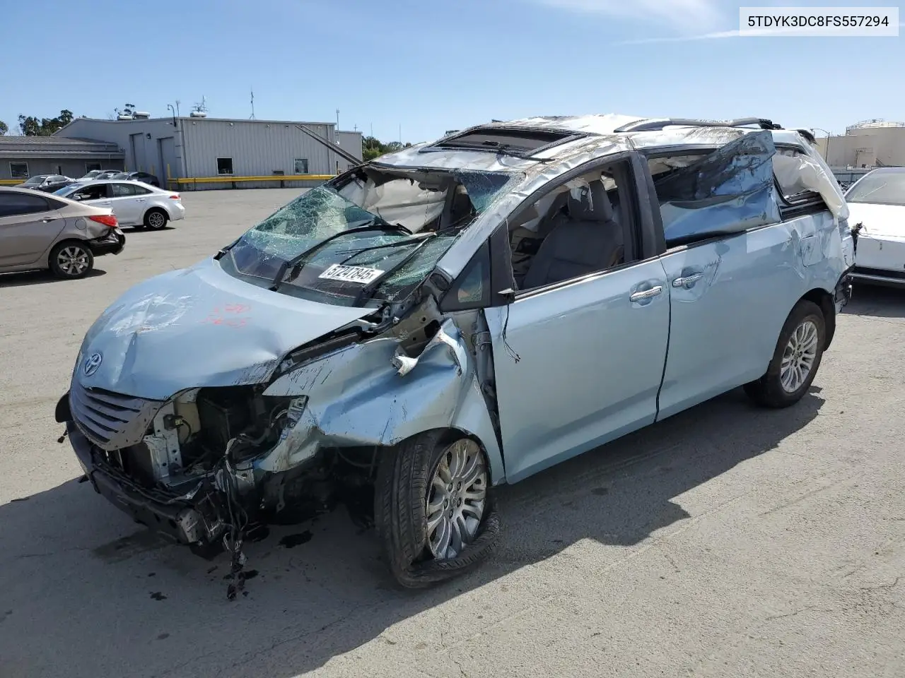 5tdyk3dc8fs557294 5TDYK3DC8FS557294 2015 Toyota Sienna Xle
