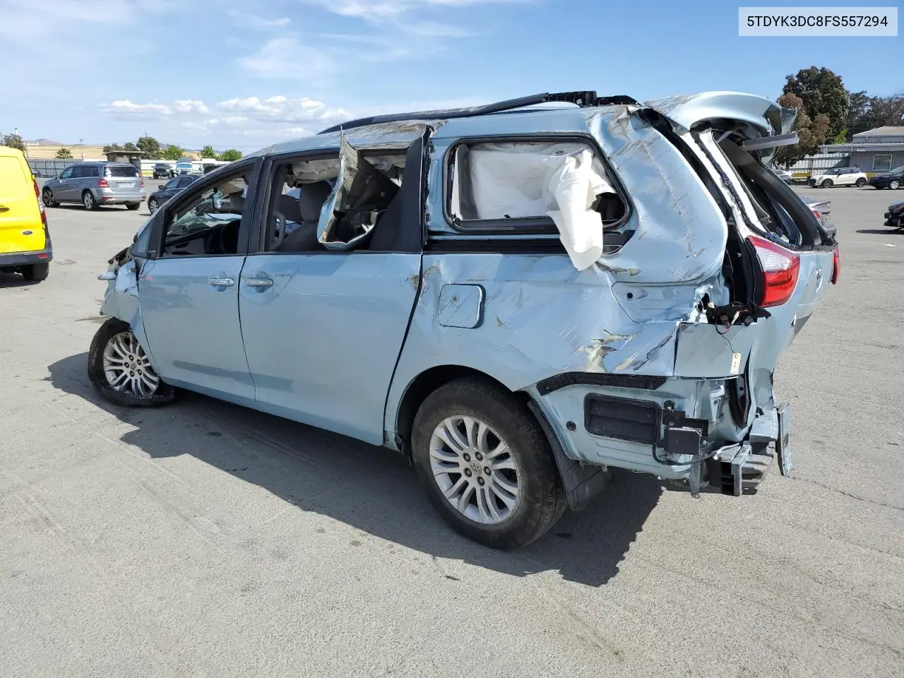 5tdyk3dc8fs557294 5TDYK3DC8FS557294 2015 Toyota Sienna Xle