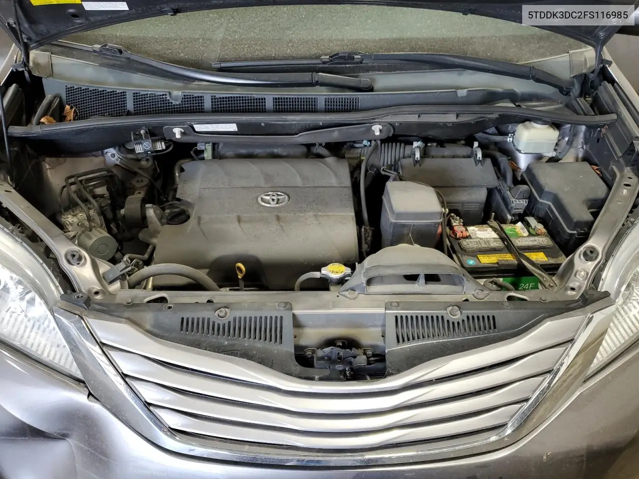 5tddk3dc2fs116985 5TDDK3DC2FS116985 2015 Toyota Sienna Xle