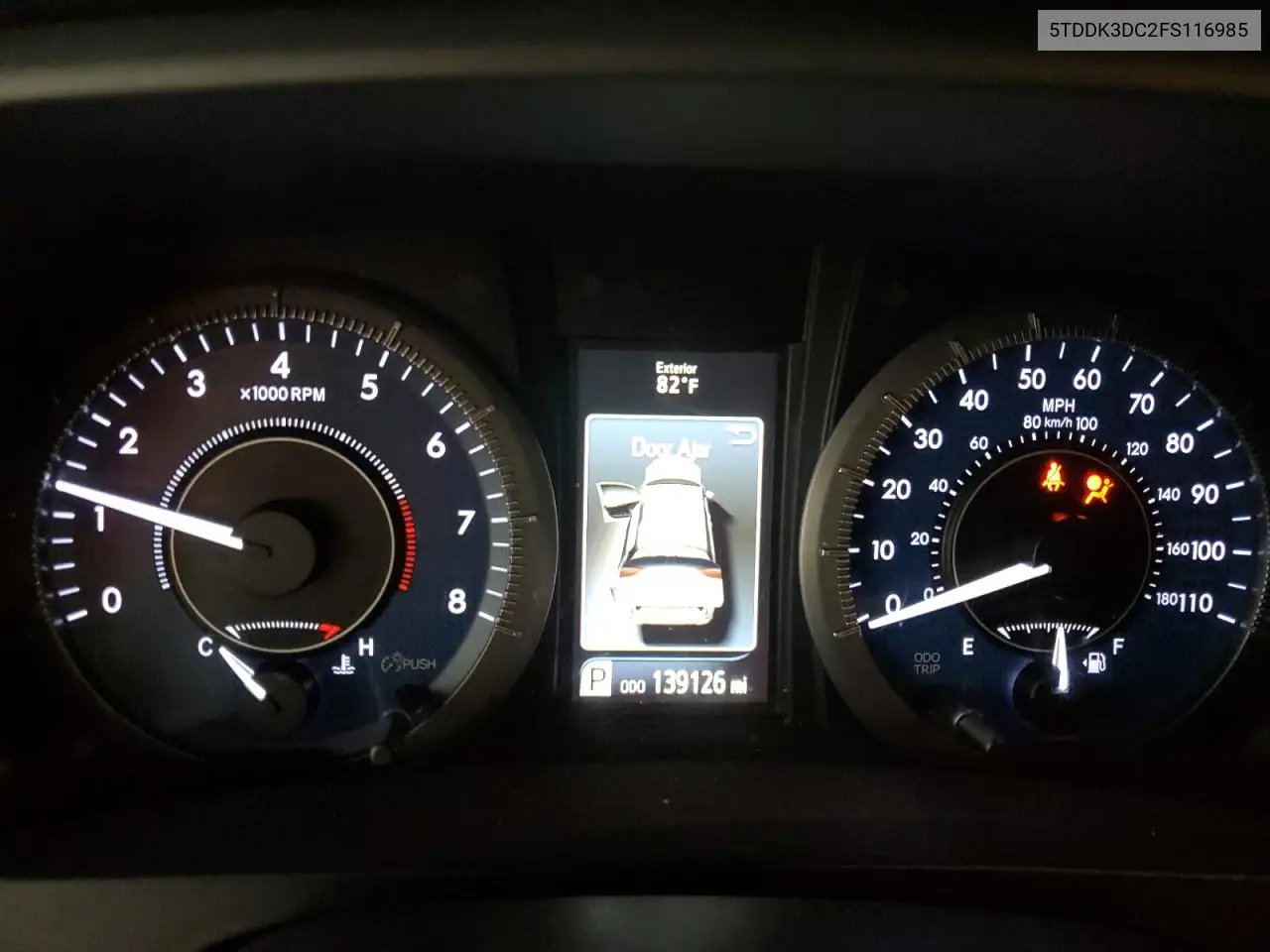 5tddk3dc2fs116985 5TDDK3DC2FS116985 2015 Toyota Sienna Xle