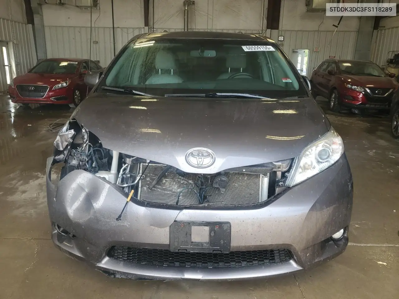 2015 Toyota Sienna Xle VIN: 5TDDK3DC3FS118289 Lot: 60559155