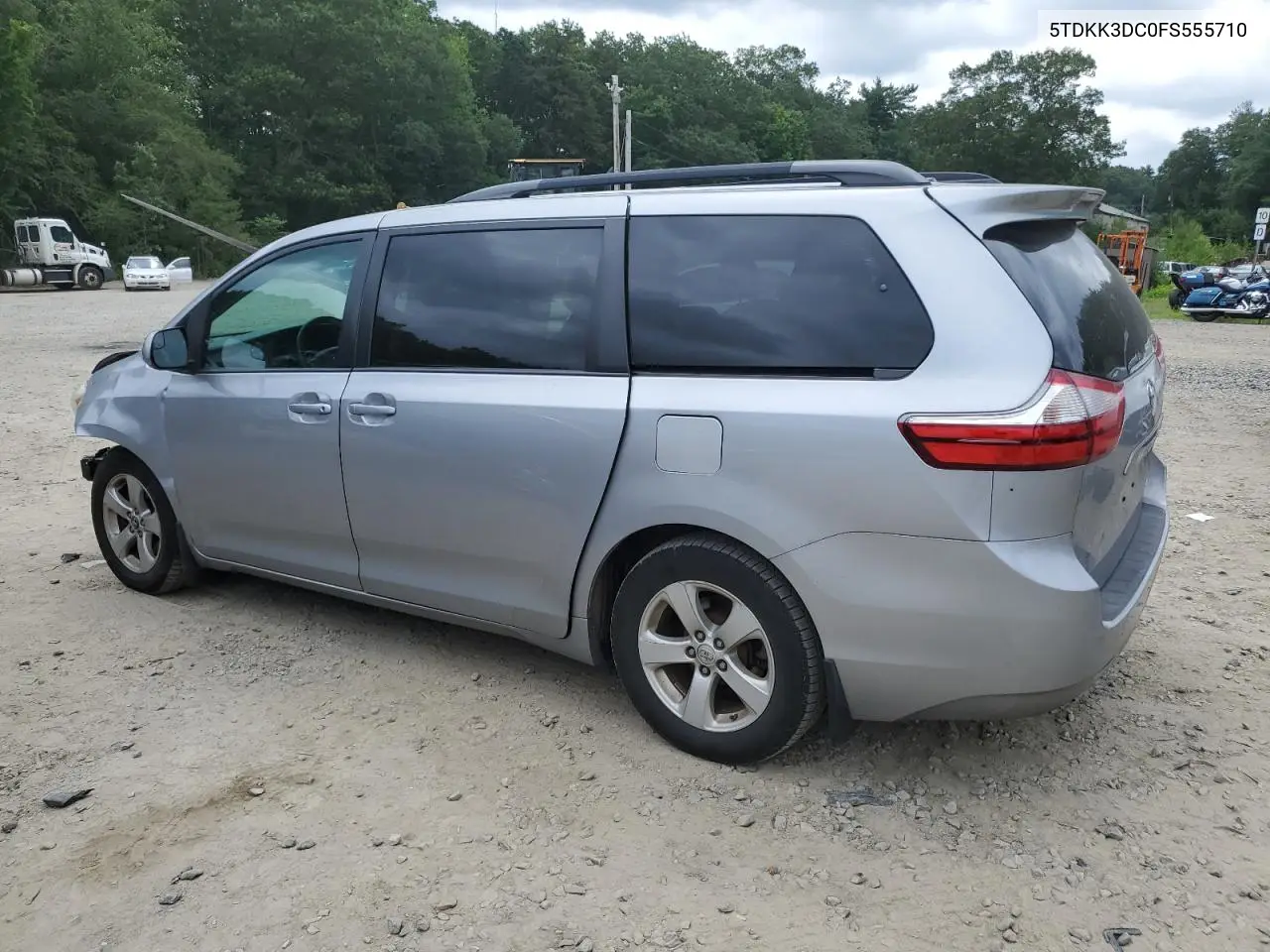 2015 Toyota Sienna Le VIN: 5TDKK3DC0FS555710 Lot: 61930765