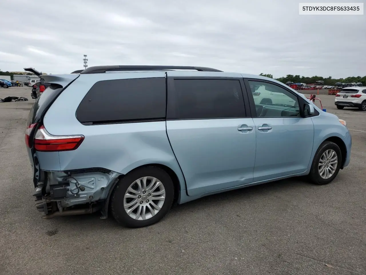 2015 Toyota Sienna Xle VIN: 5TDYK3DC8FS633435 Lot: 62221955