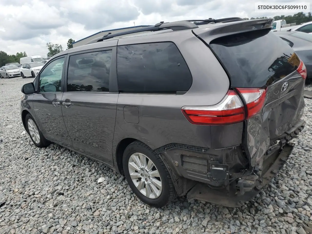 2015 Toyota Sienna Xle VIN: 5TDDK3DC6FS099110 Lot: 62455015