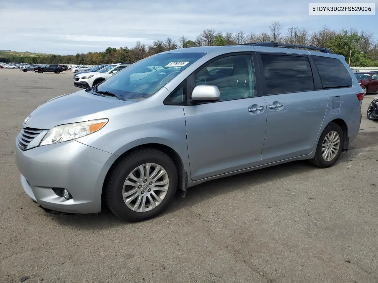 2015 Toyota Sienna Xle VIN: 5TDYK3DC2FS529006 Lot: 62750995