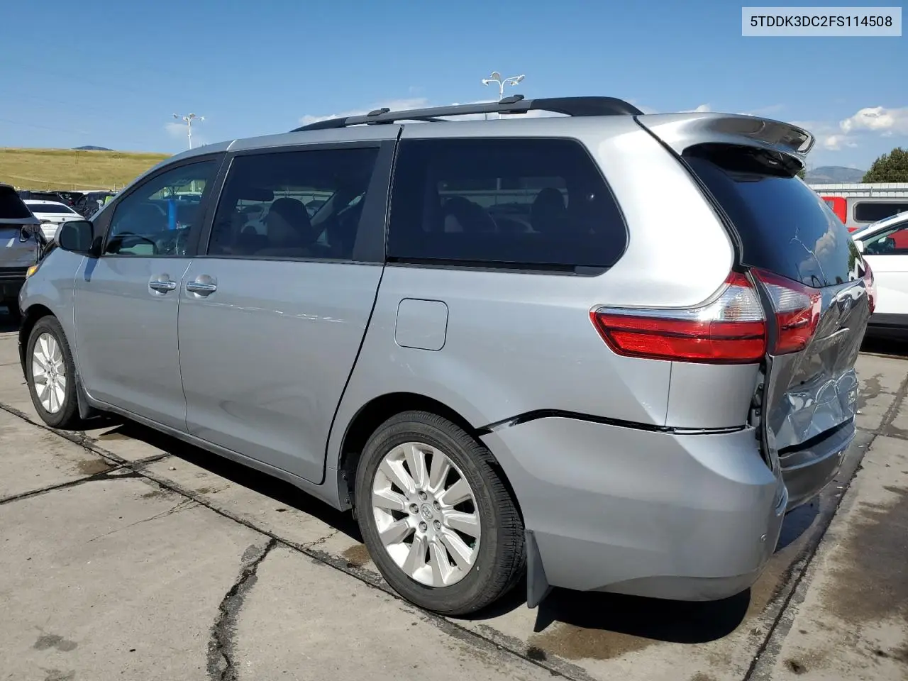 2015 Toyota Sienna Xle VIN: 5TDDK3DC2FS114508 Lot: 63118805