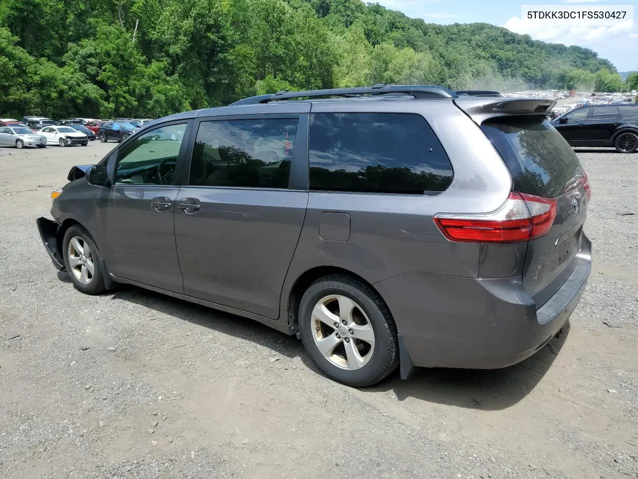 2015 Toyota Sienna Le VIN: 5TDKK3DC1FS530427 Lot: 63308515