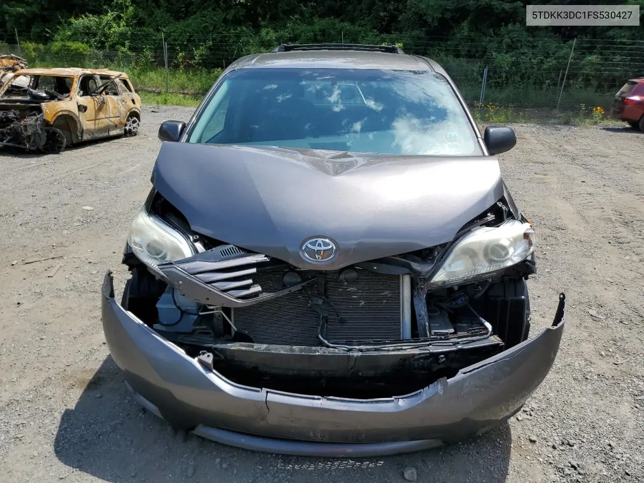 2015 Toyota Sienna Le VIN: 5TDKK3DC1FS530427 Lot: 63308515