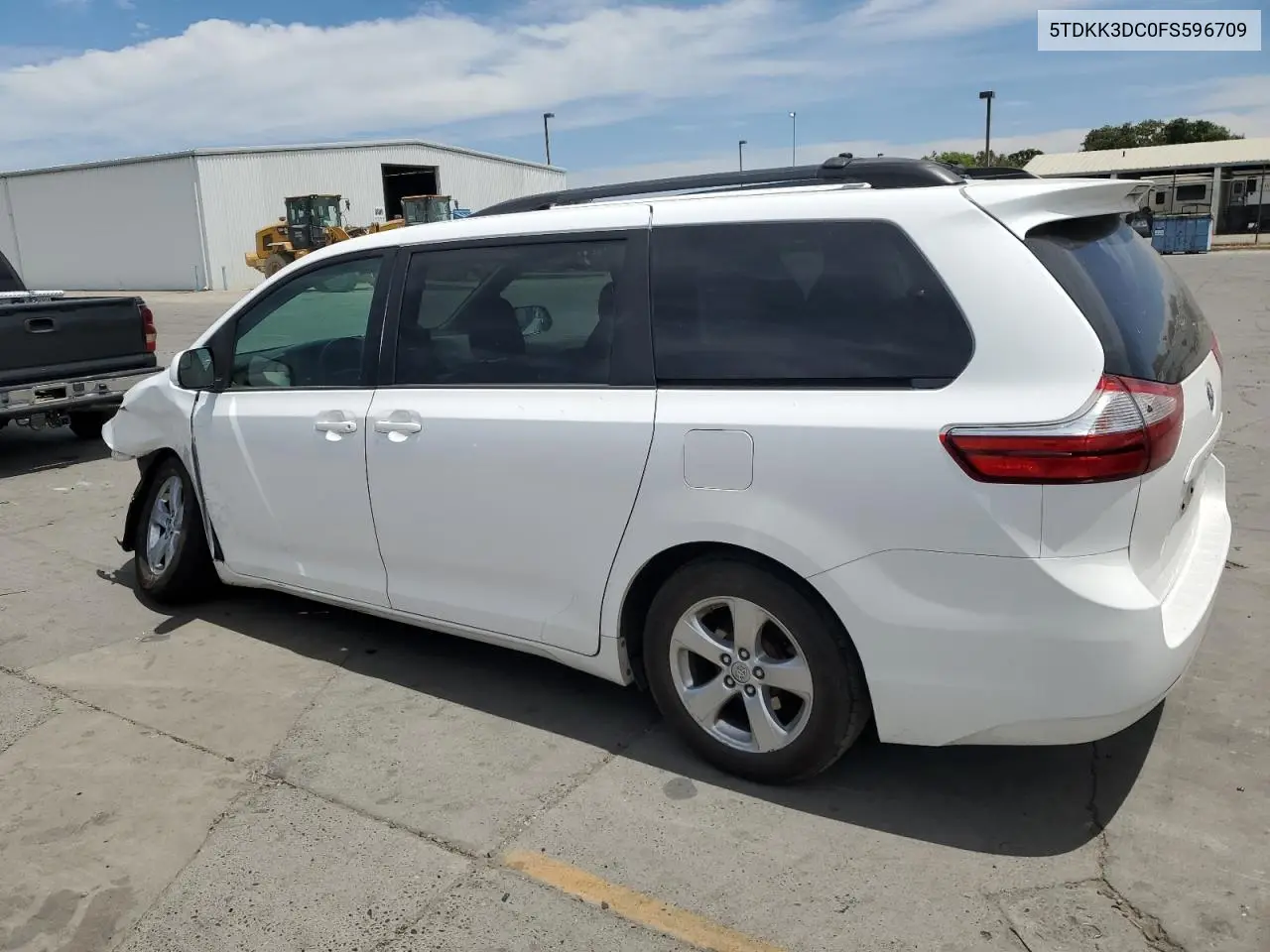 2015 Toyota Sienna Le VIN: 5TDKK3DC0FS596709 Lot: 63520915