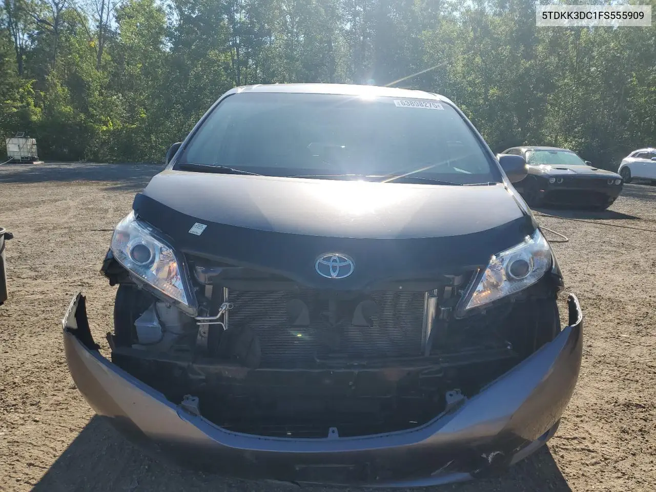 2015 Toyota Sienna Le VIN: 5TDKK3DC1FS555909 Lot: 63898275