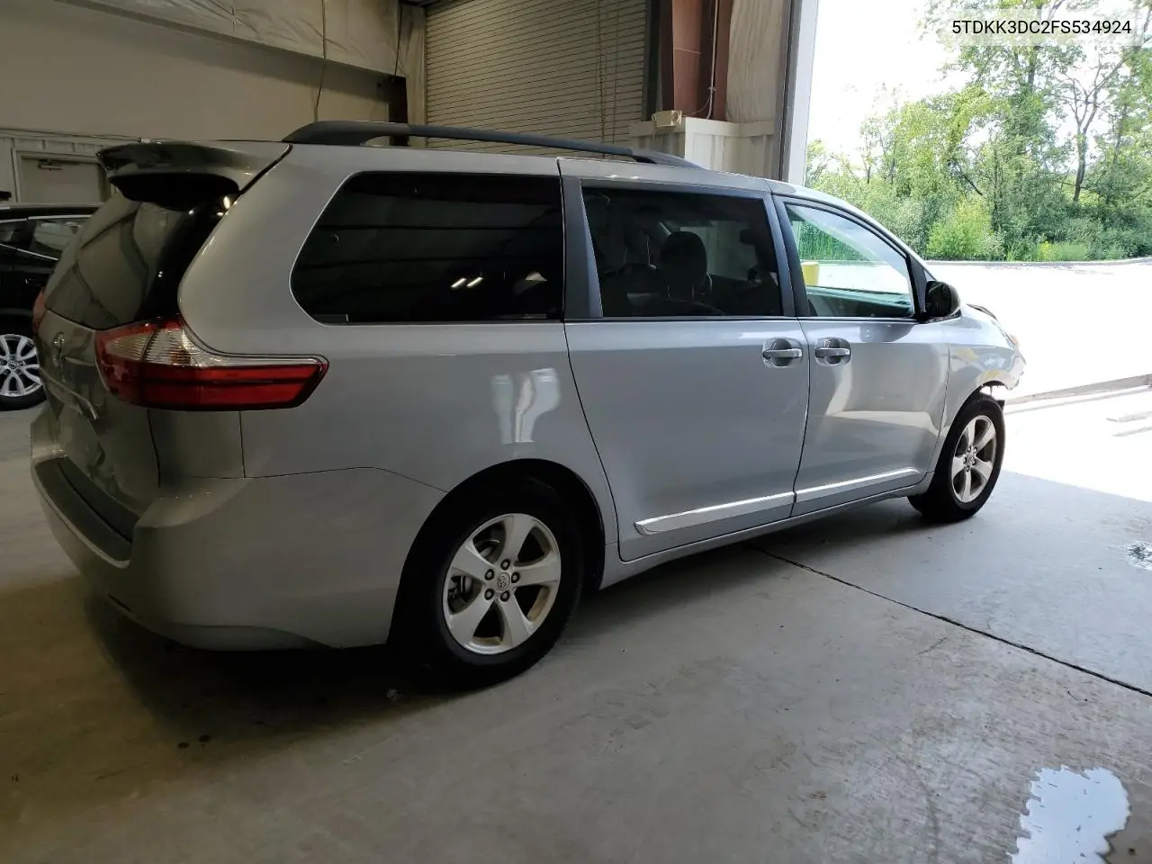 2015 Toyota Sienna Le VIN: 5TDKK3DC2FS534924 Lot: 65187265
