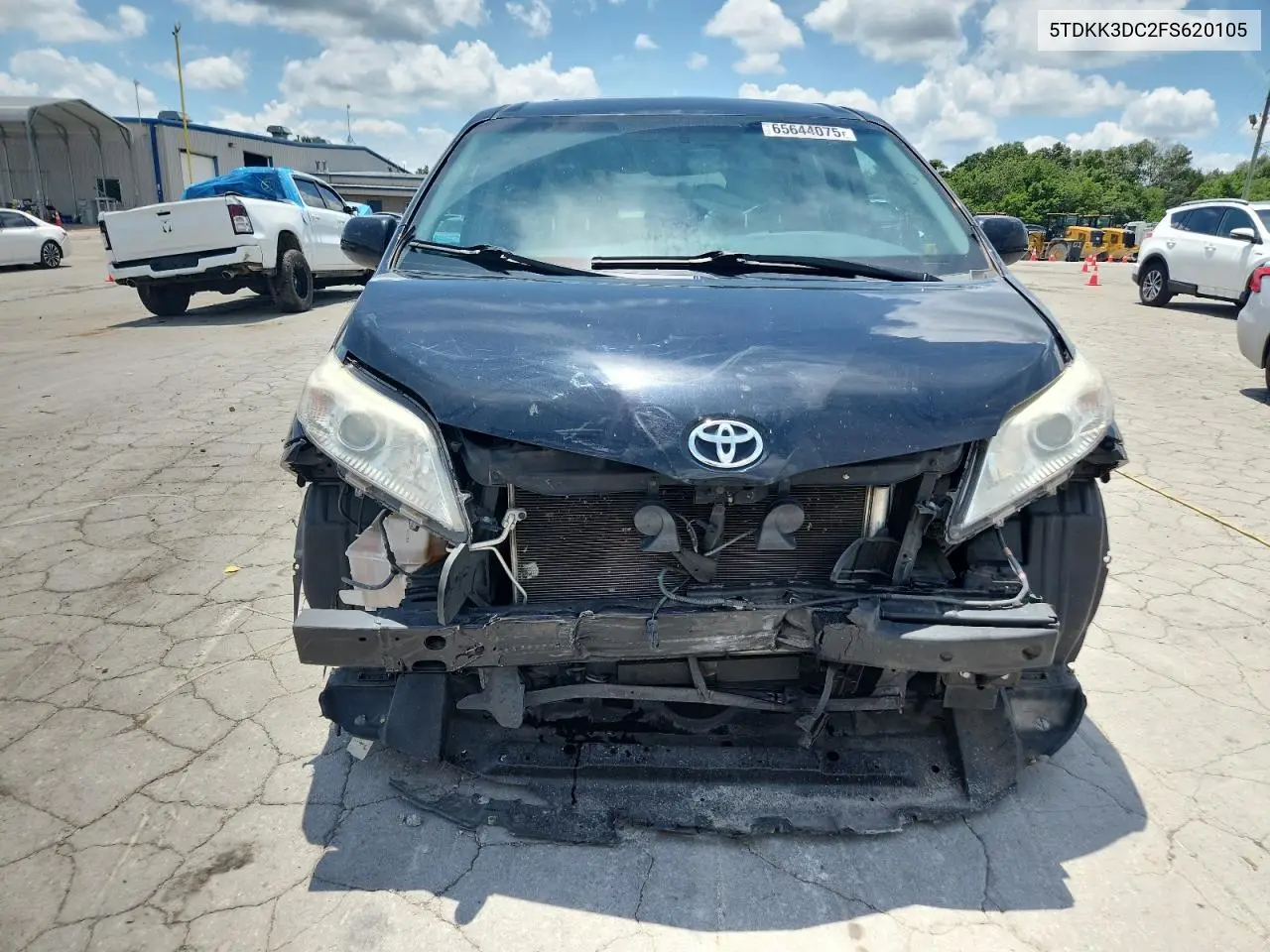 2015 Toyota Sienna Le VIN: 5TDKK3DC2FS620105 Lot: 65644075