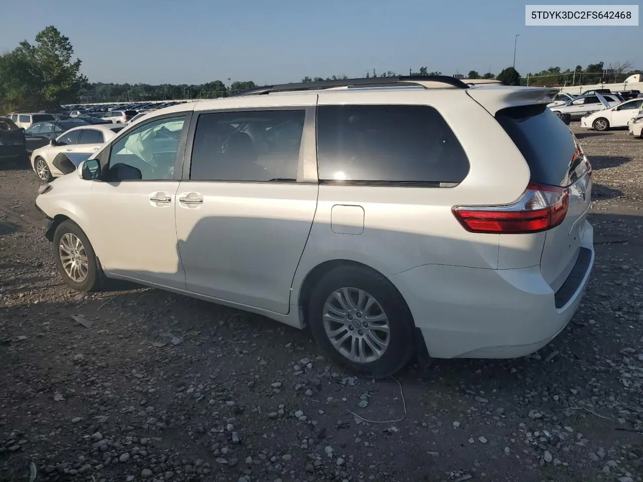 2015 Toyota Sienna Xle VIN: 5TDYK3DC2FS642468 Lot: 65995925