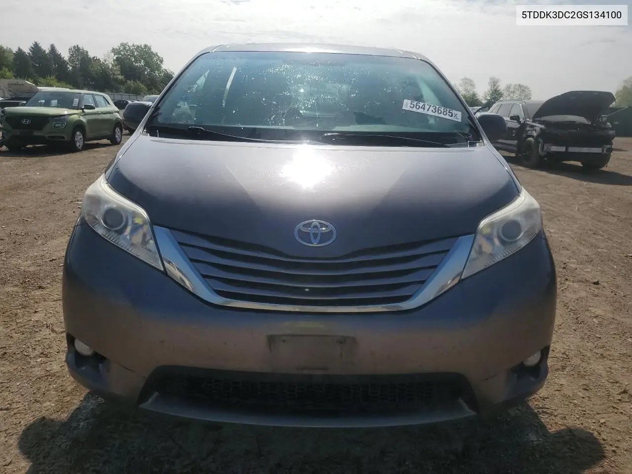 2016 Toyota Sienna Xle VIN: 5TDDK3DC2GS134100 Lot: 56473685
