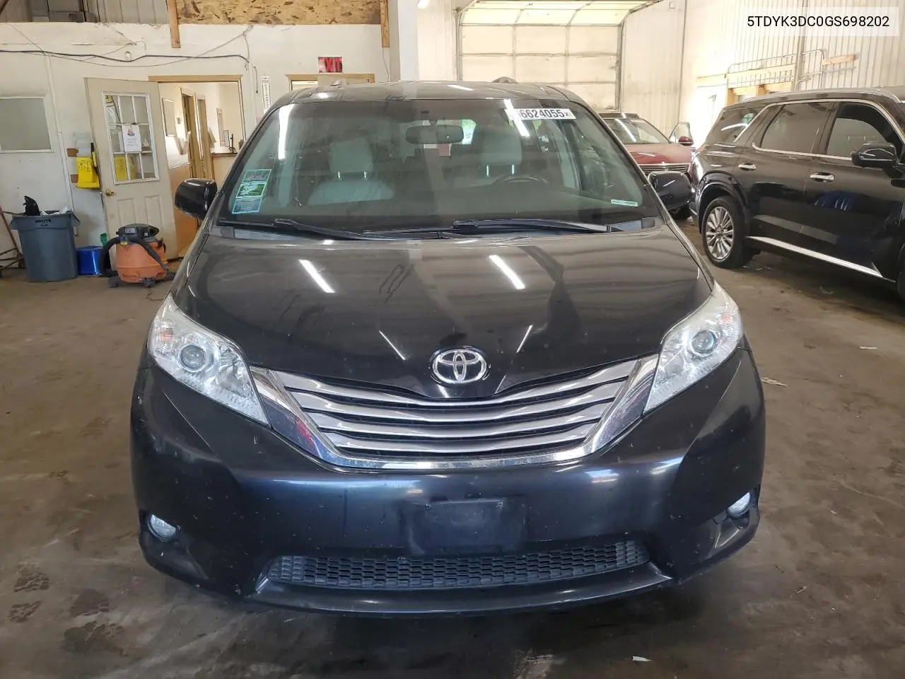 2016 Toyota Sienna Xle VIN: 5TDYK3DC0GS698202 Lot: 56624055