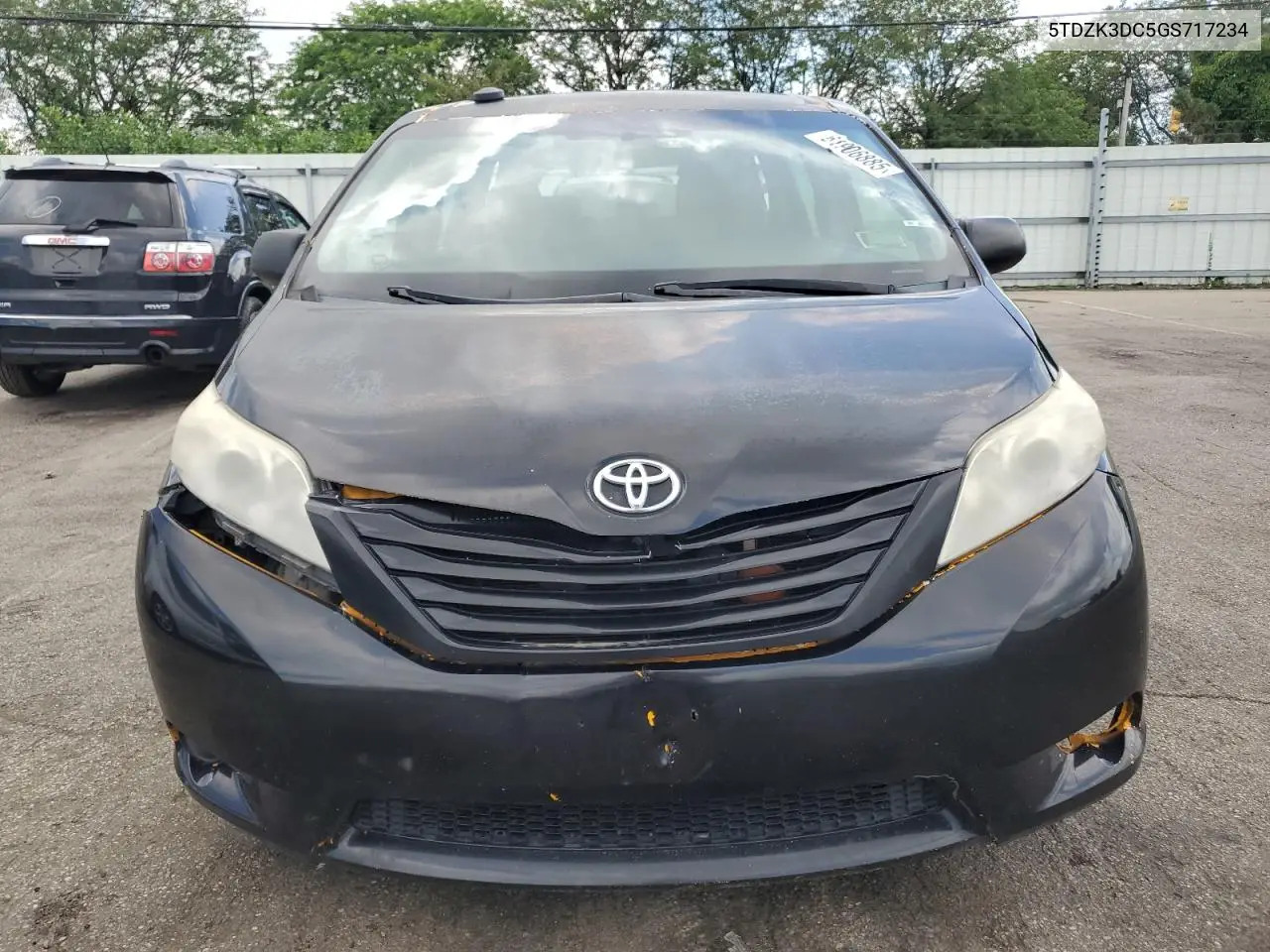 2016 Toyota Sienna VIN: 5TDZK3DC5GS717234 Lot: 61906885