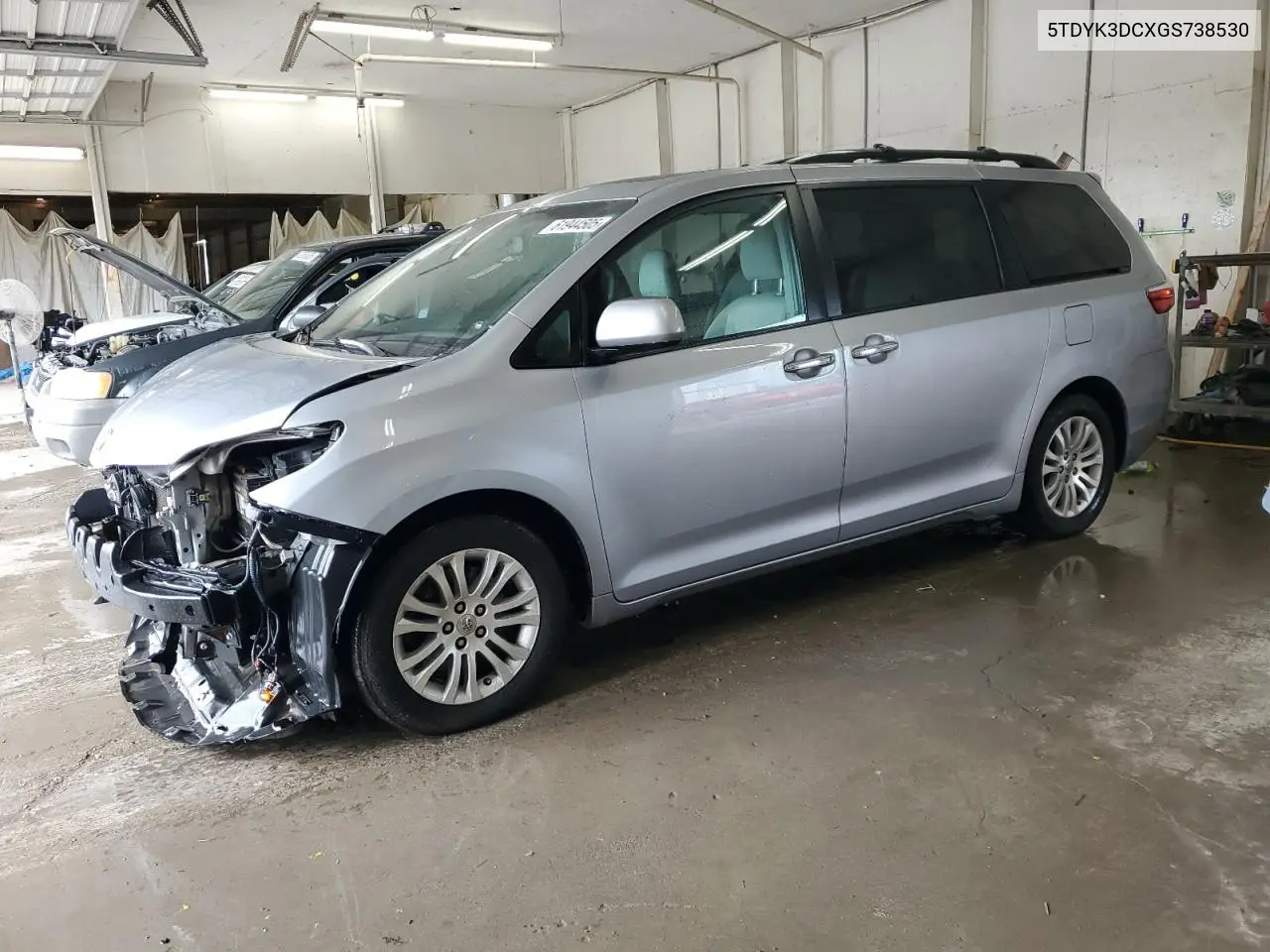 2016 Toyota Sienna Xle VIN: 5TDYK3DCXGS738530 Lot: 61944505