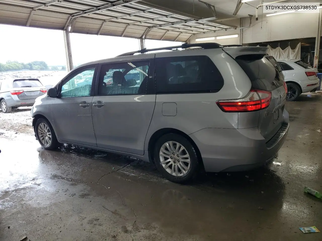 2016 Toyota Sienna Xle VIN: 5TDYK3DCXGS738530 Lot: 61944505