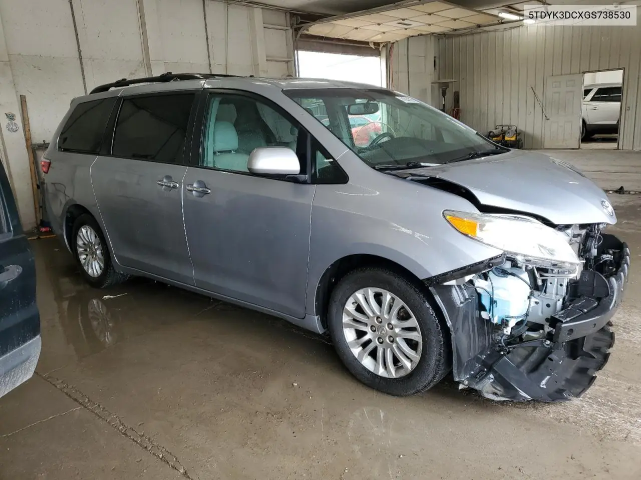 2016 Toyota Sienna Xle VIN: 5TDYK3DCXGS738530 Lot: 61944505