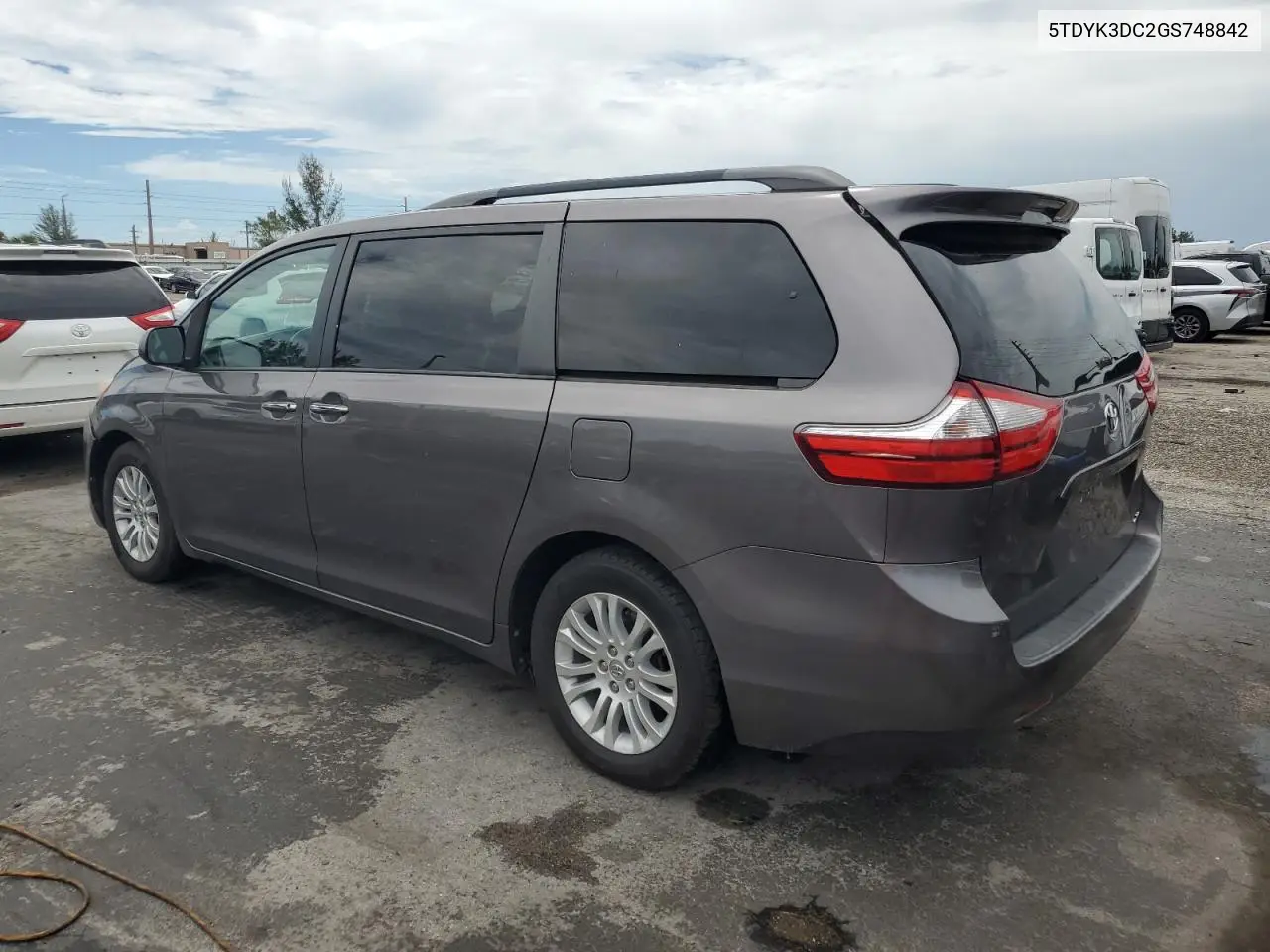2016 Toyota Sienna Xle VIN: 5TDYK3DC2GS748842 Lot: 66277545