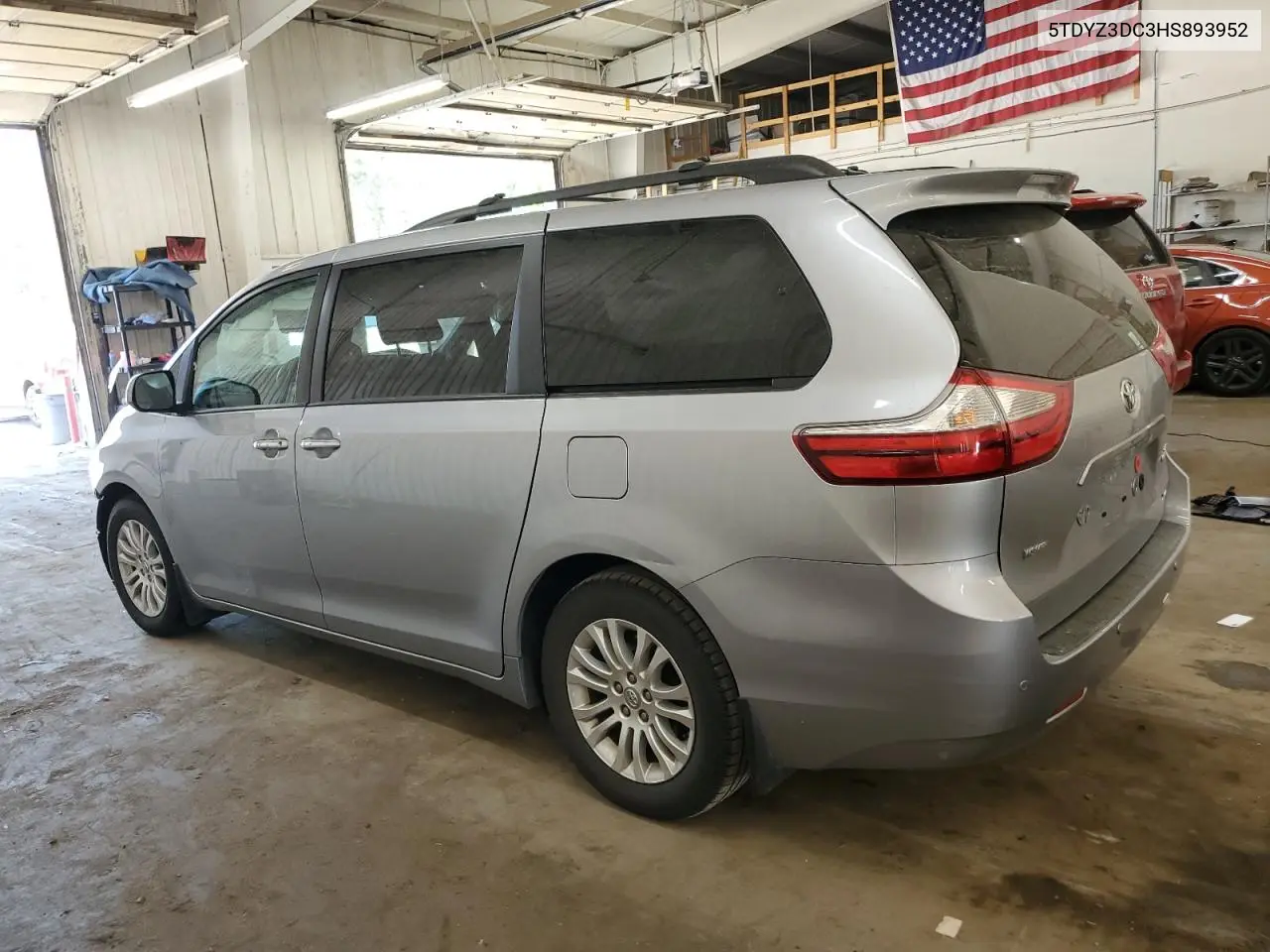 2017 Toyota Sienna Xle VIN: 5TDYZ3DC3HS893952 Lot: 56170475