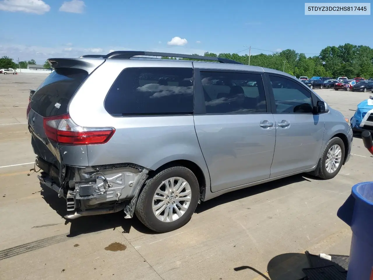 2017 Toyota Sienna Xle VIN: 5TDYZ3DC2HS817445 Lot: 56551795