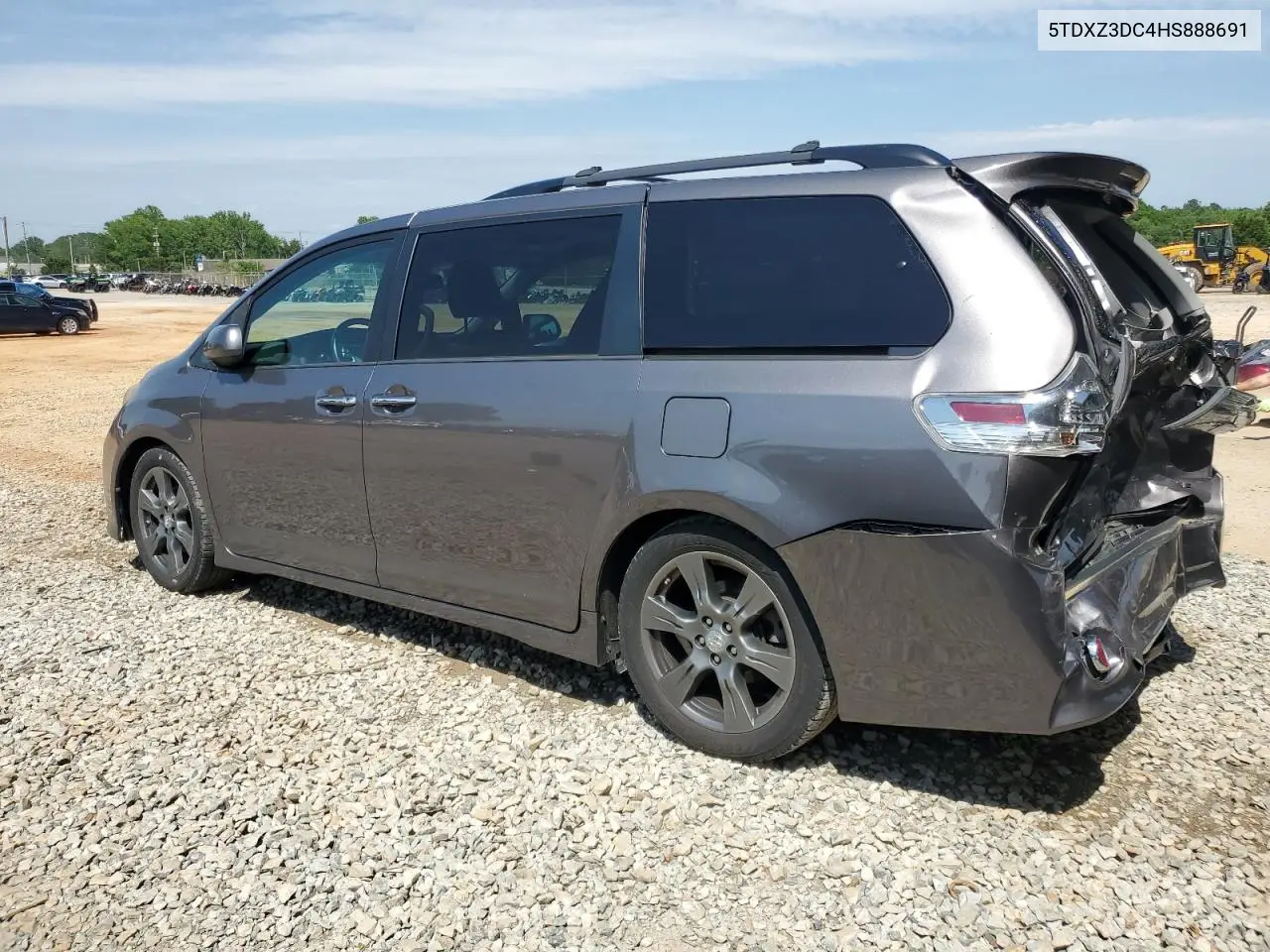 2017 Toyota Sienna Se VIN: 5TDXZ3DC4HS888691 Lot: 57054945