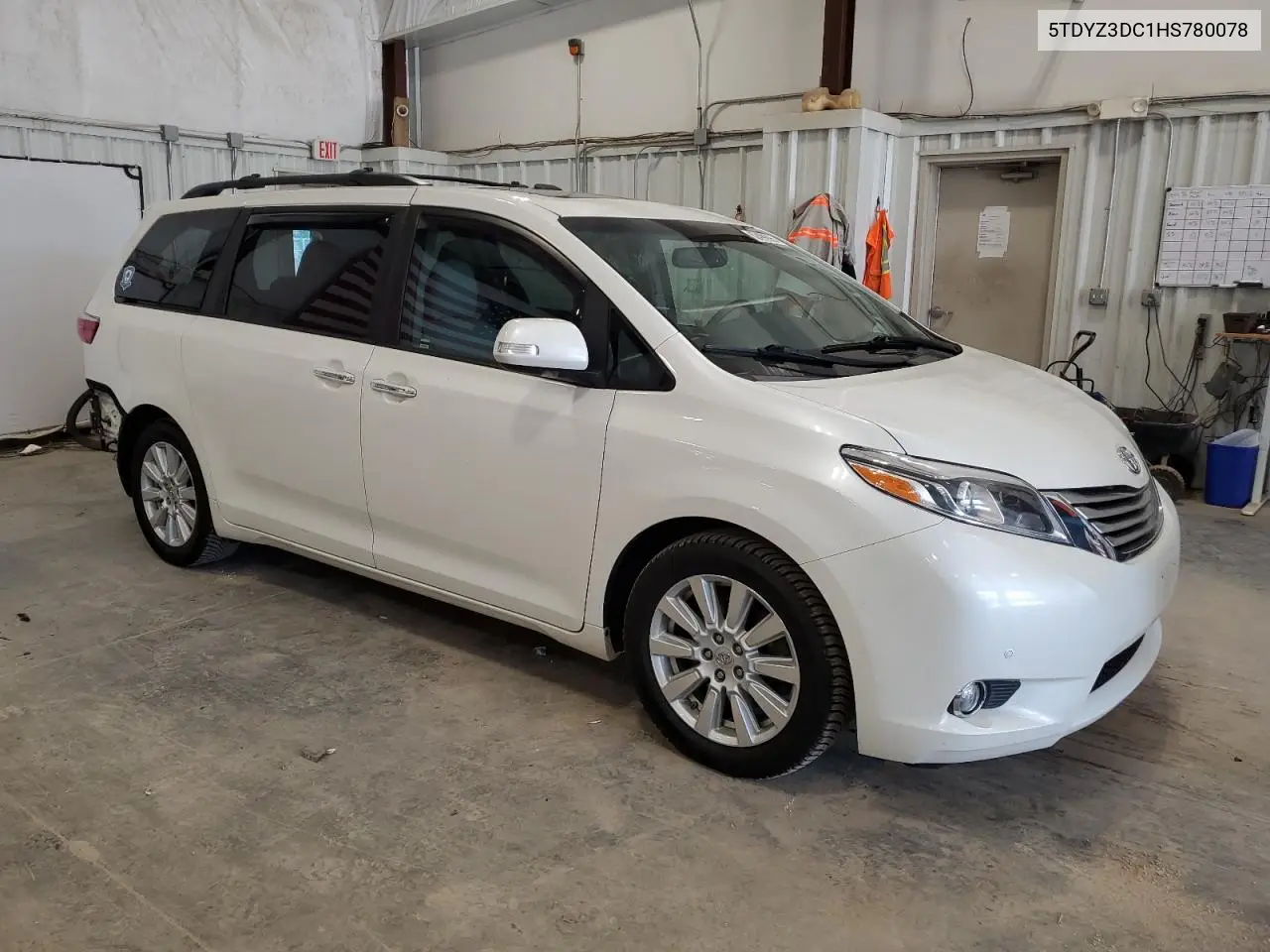 2017 Toyota Sienna Xle VIN: 5TDYZ3DC1HS780078 Lot: 62499995