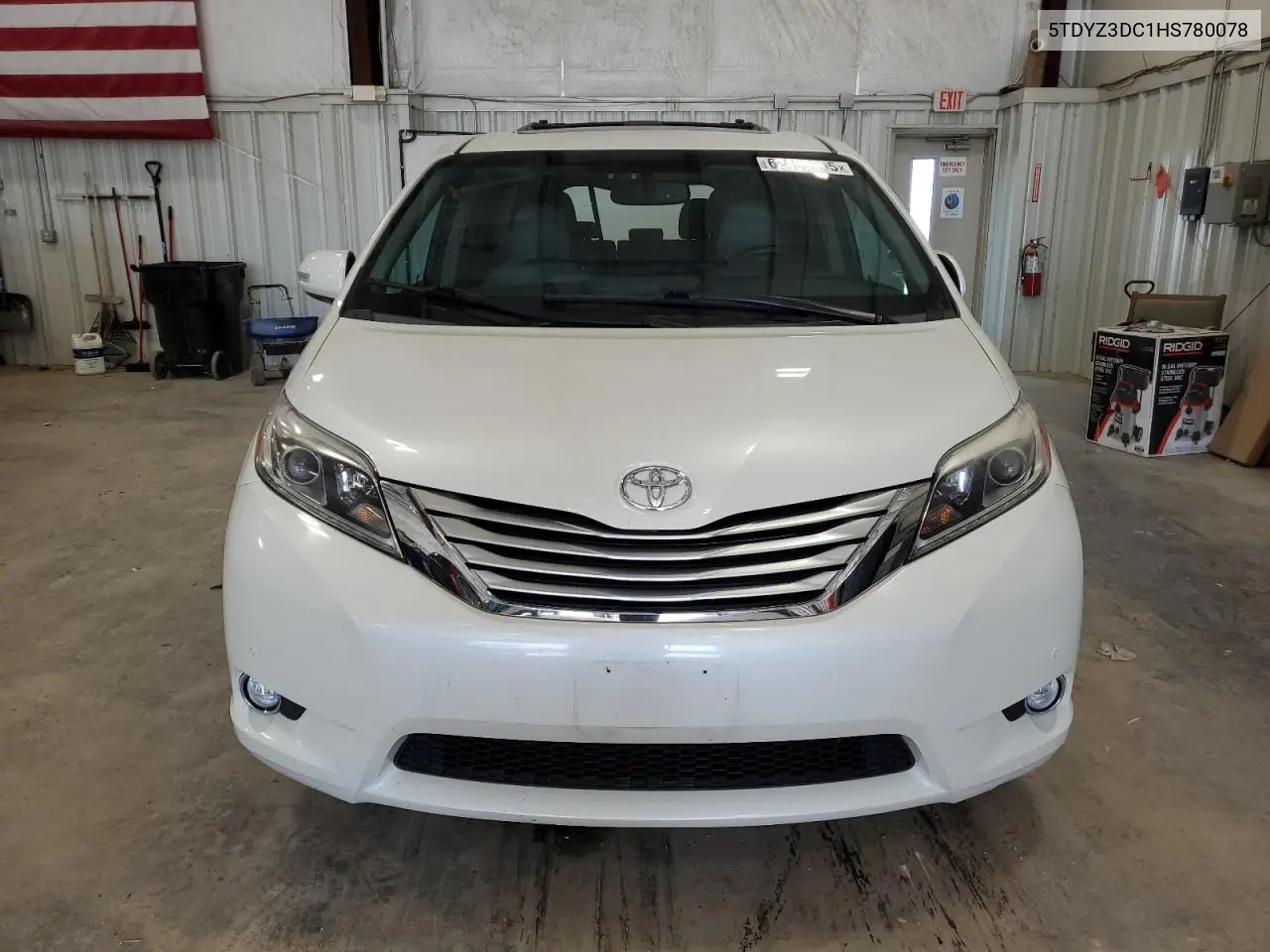 2017 Toyota Sienna Xle VIN: 5TDYZ3DC1HS780078 Lot: 62499995