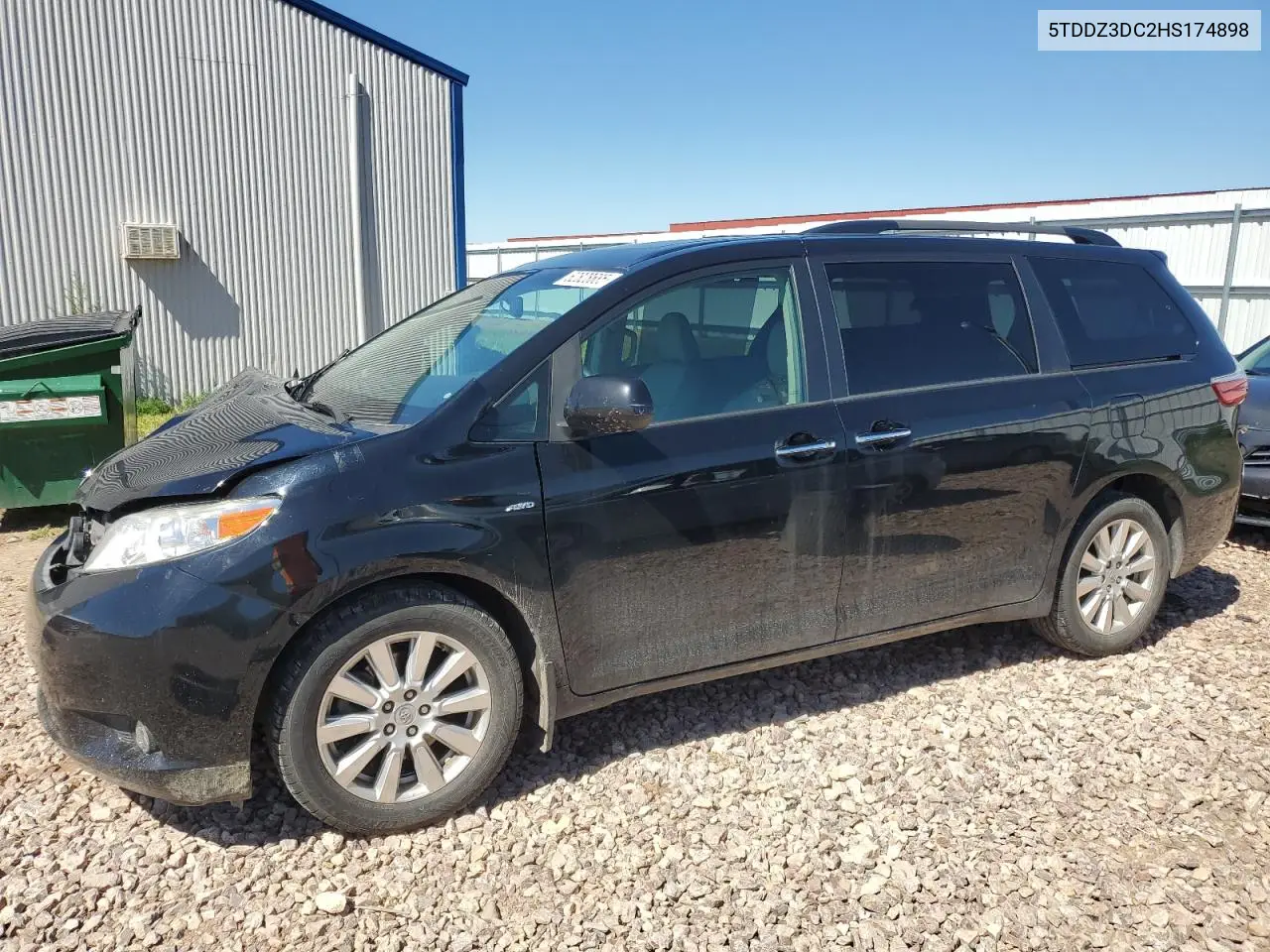 2017 Toyota Sienna Xle VIN: 5TDDZ3DC2HS174898 Lot: 62828685