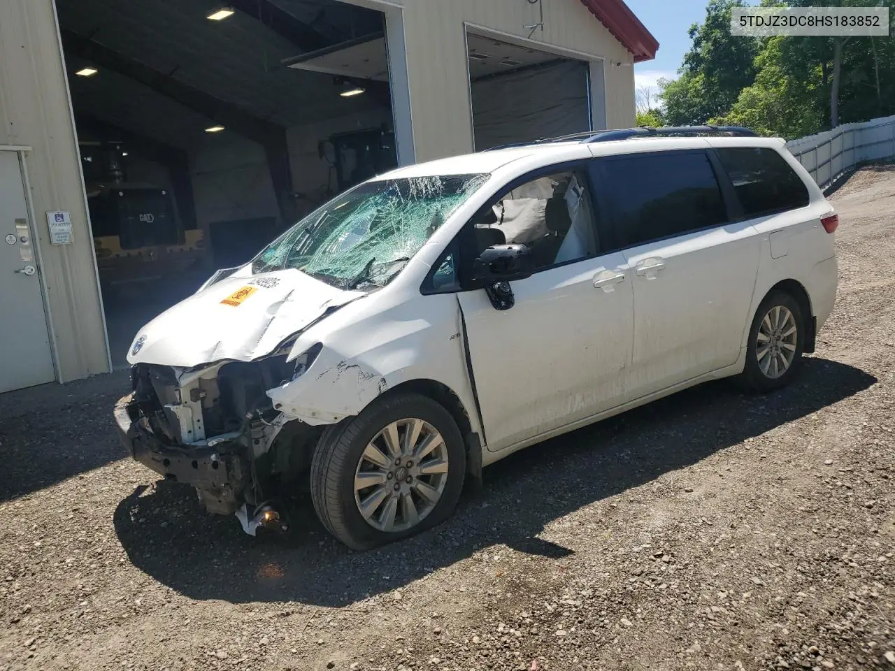 2017 Toyota Sienna Le VIN: 5TDJZ3DC8HS183852 Lot: 62949925