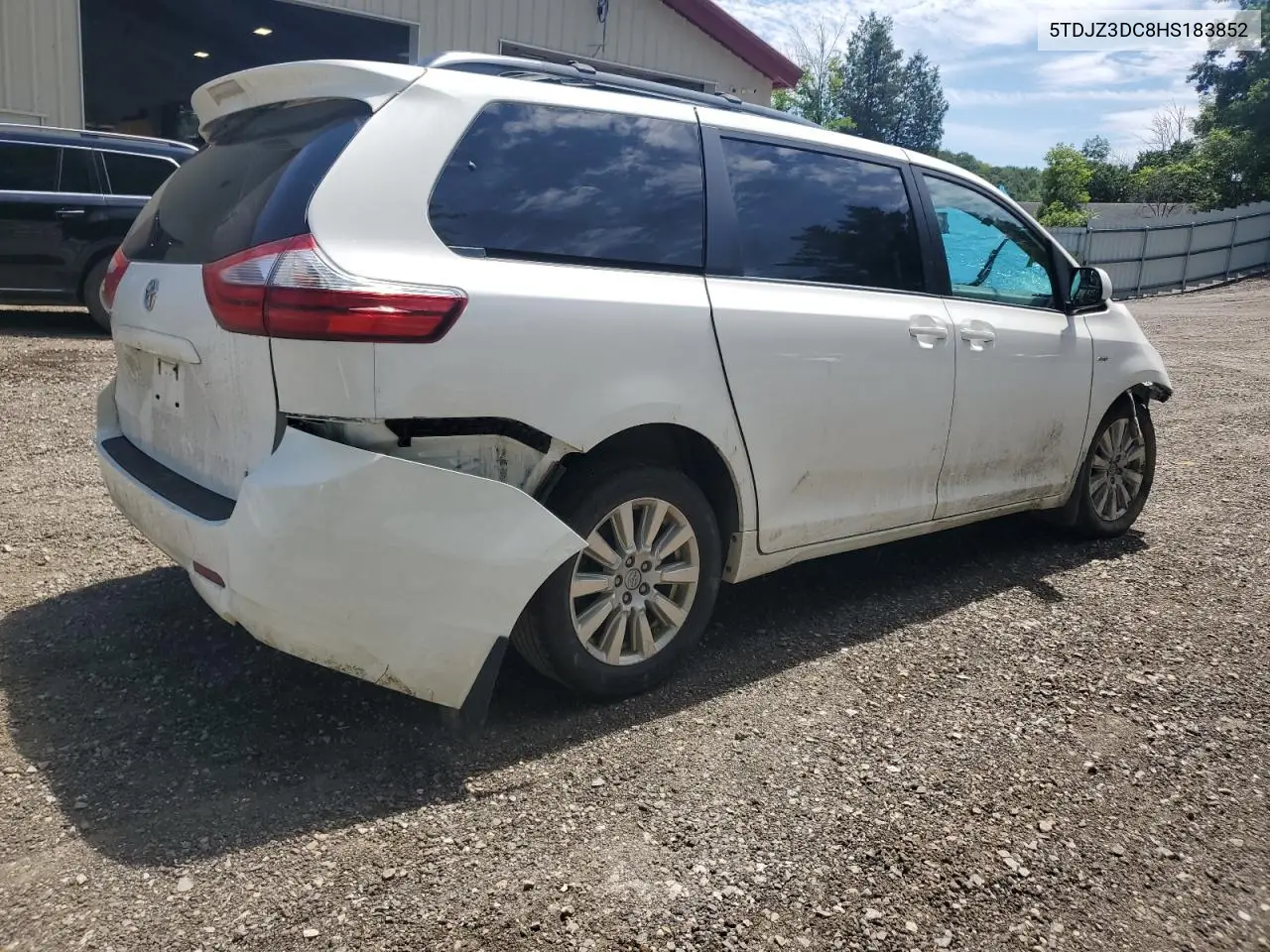 2017 Toyota Sienna Le VIN: 5TDJZ3DC8HS183852 Lot: 62949925