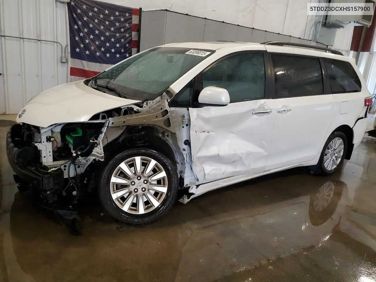 2017 Toyota Sienna Xle VIN: 5TDDZ3DCXHS157900 Lot: 63099015