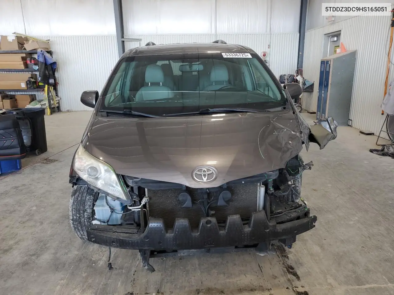 2017 Toyota Sienna Xle VIN: 5TDDZ3DC9HS165051 Lot: 63336725