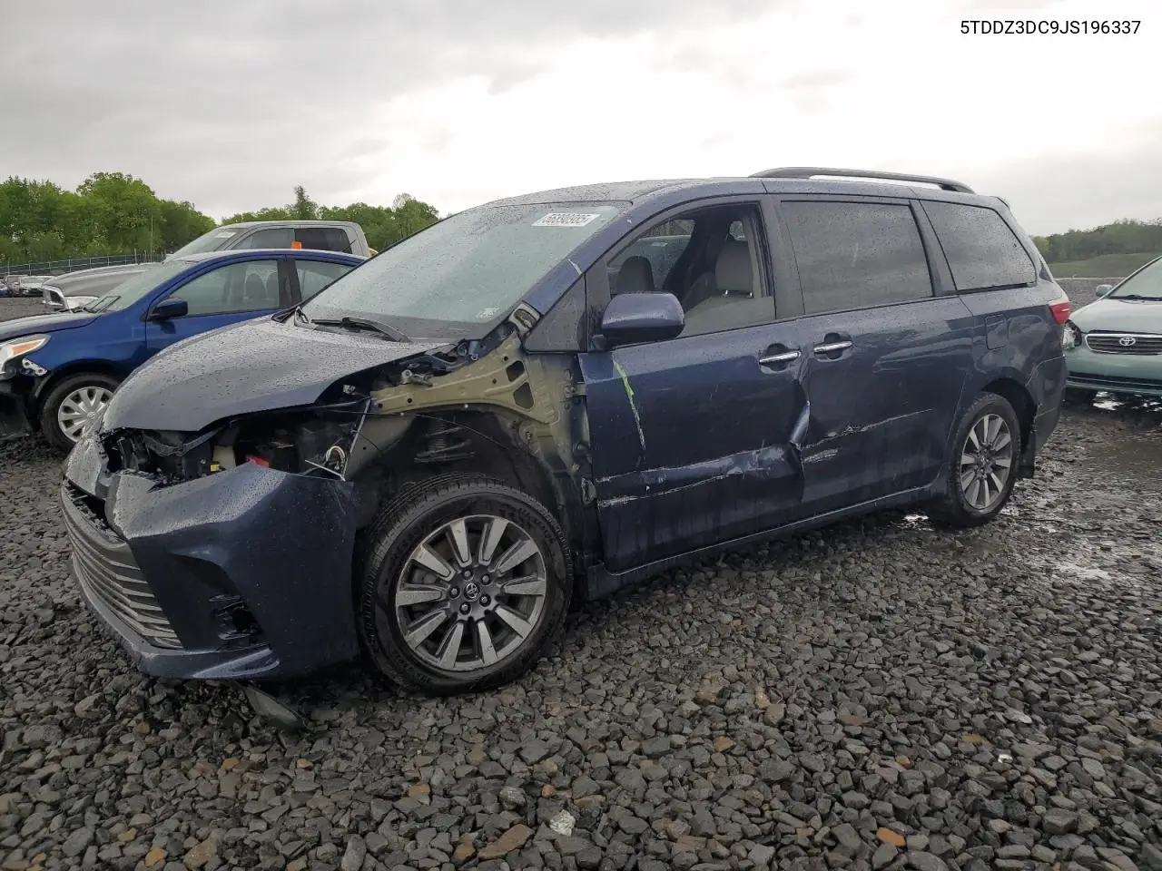 2018 Toyota Sienna Xle VIN: 5TDDZ3DC9JS196337 Lot: 56890985
