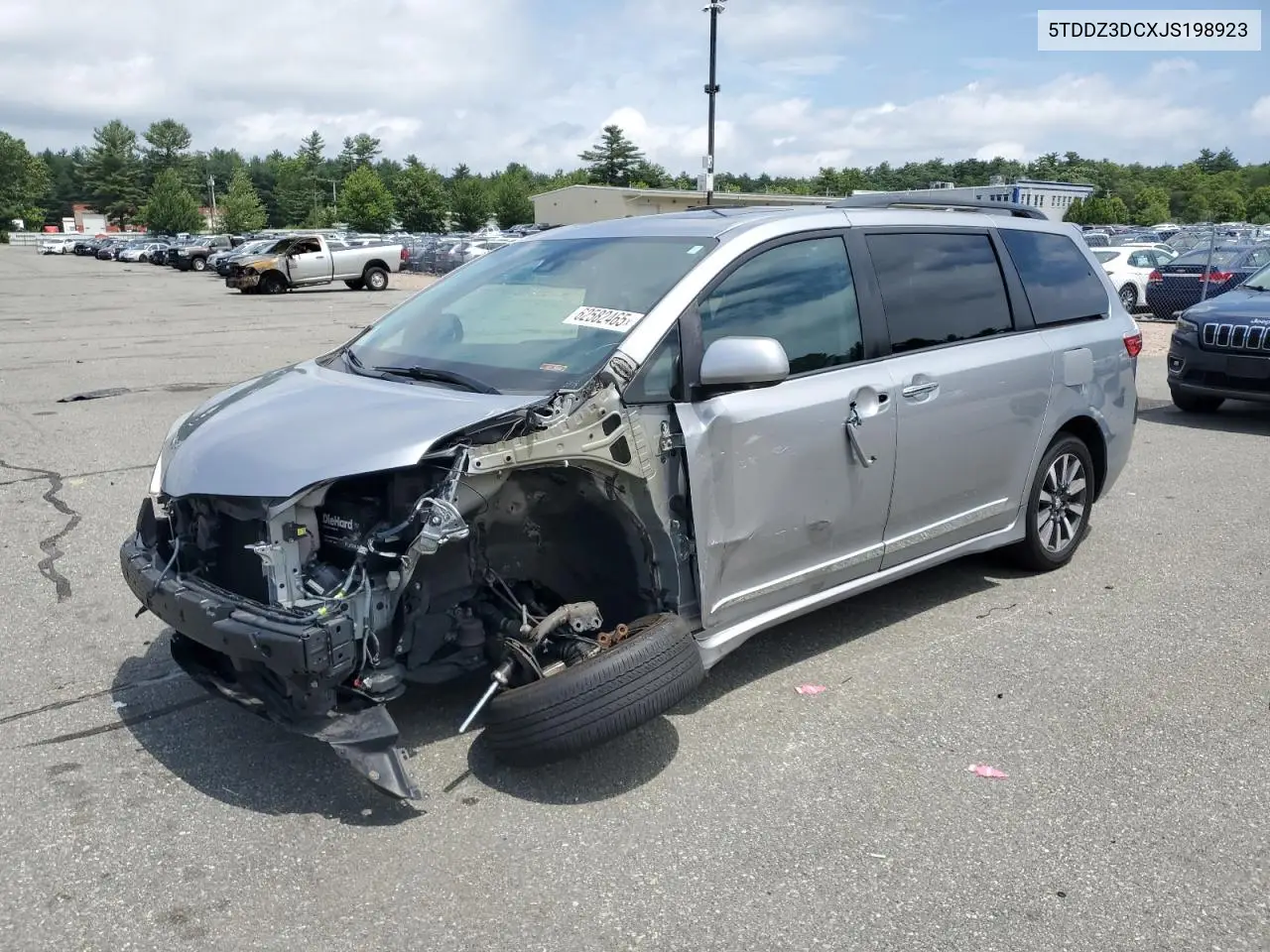 2018 Toyota Sienna Xle VIN: 5TDDZ3DCXJS198923 Lot: 62582465