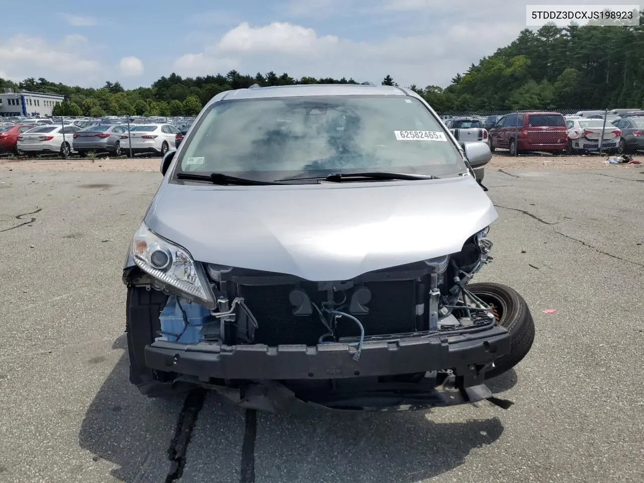 2018 Toyota Sienna Xle VIN: 5TDDZ3DCXJS198923 Lot: 62582465
