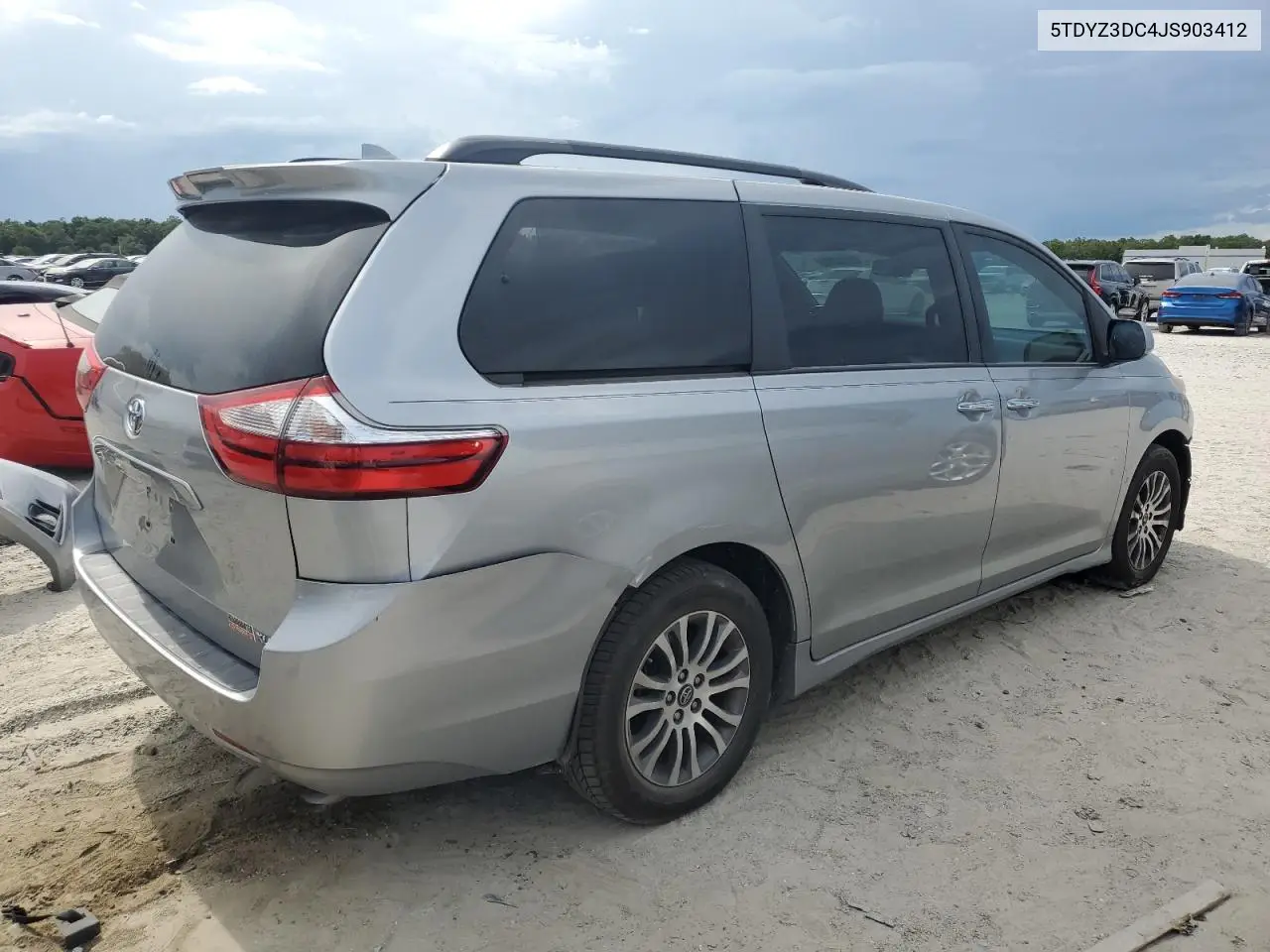 2018 Toyota Sienna Xle VIN: 5TDYZ3DC4JS903412 Lot: 62653285